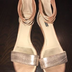 Alex Marie Rose Gold Flat sandel